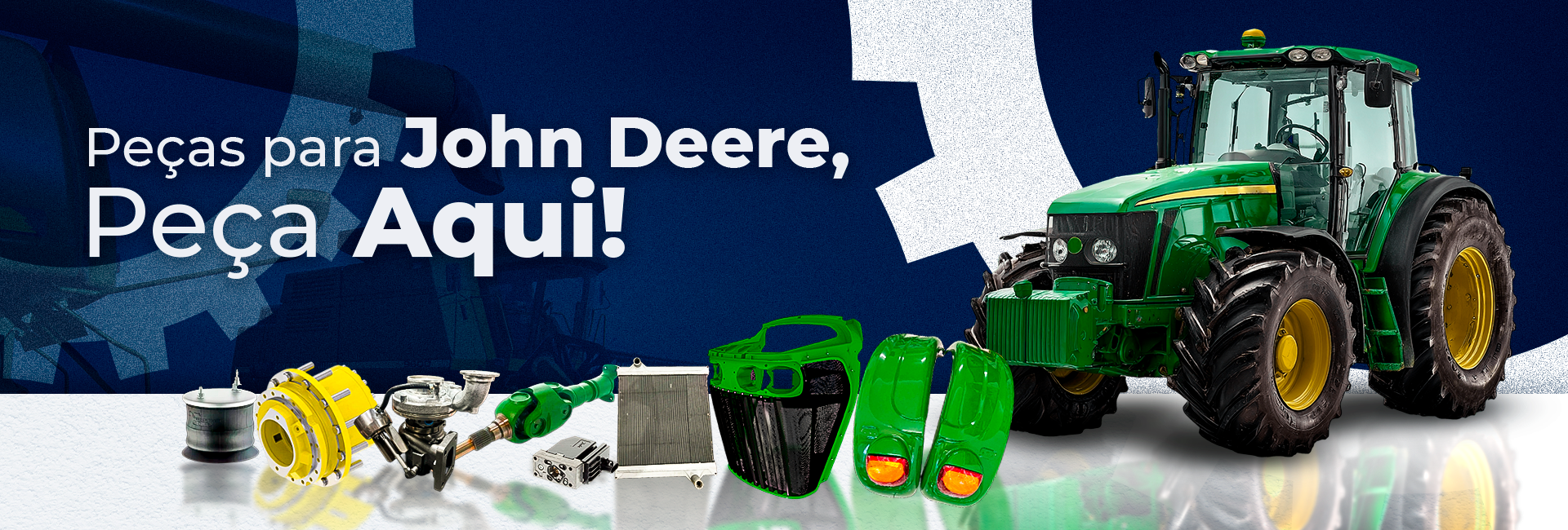 Imagem do slide: Peças para john deere, peça aqui - Diferencial Agrícola