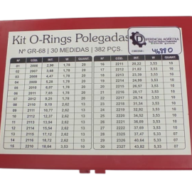 Imagem do produto KIT ANEIS O-RING POLEGADAS N°GR-68 | 4688D