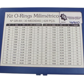 Imagem do produto KIT ANEIS O-RING MILIMETRICO N°GR-69 | 4690D