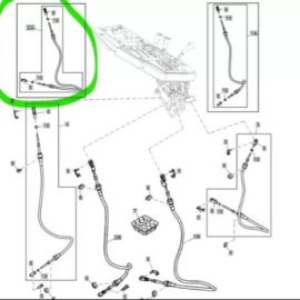 Imagem do produto CABO DA ALAVANCA DE CAMBIO | AL200539