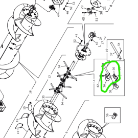 Imagem do produto MANCAL DEDO RETRÁTIL | IPCX03006056