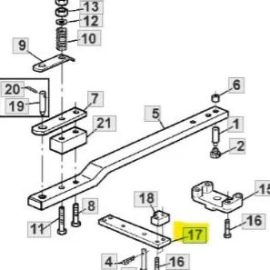 Imagem do produto SUPORTE DA BARRA DE TRAÇÃO | L76091