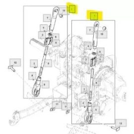 Imagem do produto BRAÇO TENSOR LATERAL | AL170125