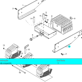 Imagem do produto SUPORTE ESQUERDO | 81680700