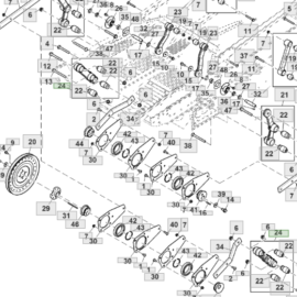Imagem do produto BRAÇO DE GIRO DA PENEIRA SUPERIOR | AXE44132