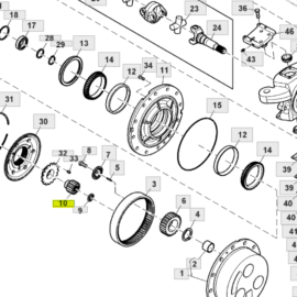 Imagem do produto PINHAO DO EIXO DIANTEIRO | R130078