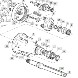 Imagem do produto EIXO TRASEIRO | R309422