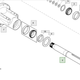 Imagem do produto EIXO TRASEIRO | R305694