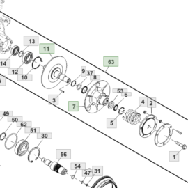 Imagem do produto POLIA DA VENTOINHA (Fan Drive) | RE582570