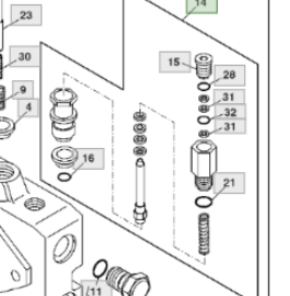 Imagem do produto VÁLVULA DE ALÍVIO DE PRESSÃO | RE39396