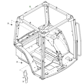 Imagem do produto ESTRUTURA DA CABINE | RE233188
