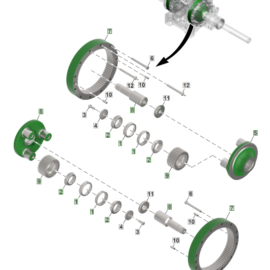 Imagem do produto CJ PLANETARIO TRASEIRO | R225107