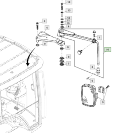 Imagem do produto BRAÇO RETROVISOR | RE263262