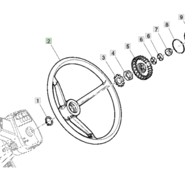 Imagem do produto VOLANTE DE DIRECAO | RE39719