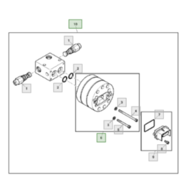 Imagem do produto CJ DO FLUXOMETRO DE DIRECAO | RE209847