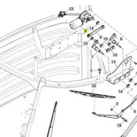 Imagem do produto MOTOR LIMPADOR DE PARA-BRISA | AH236252