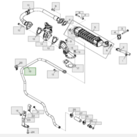 Imagem do produto TUBO DO TROCADOR DE CALOR | DZ104091