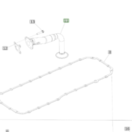 Imagem do produto ENTRADA DA BOMBA DE OLEO | RE523867