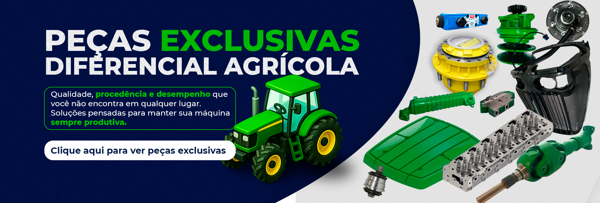 Imagem do slide: PEÇAS EXCLUSIVAS - Diferencial Agrícola