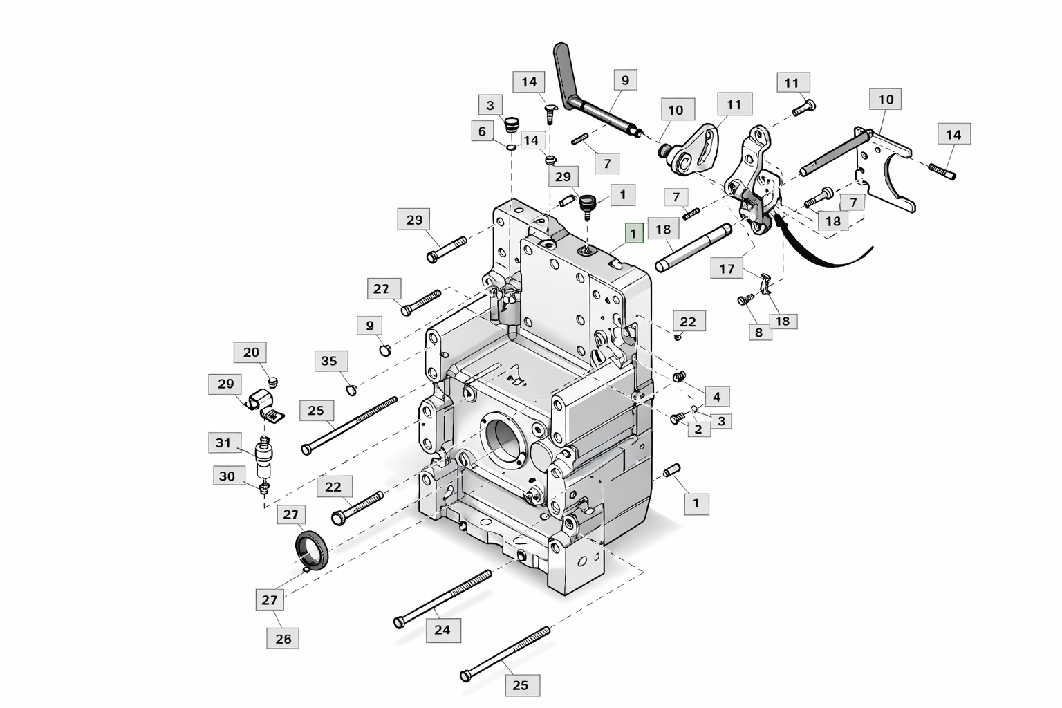 CARCAÇA DA TDP | JOHN DEERE | R183195 - Image 2
