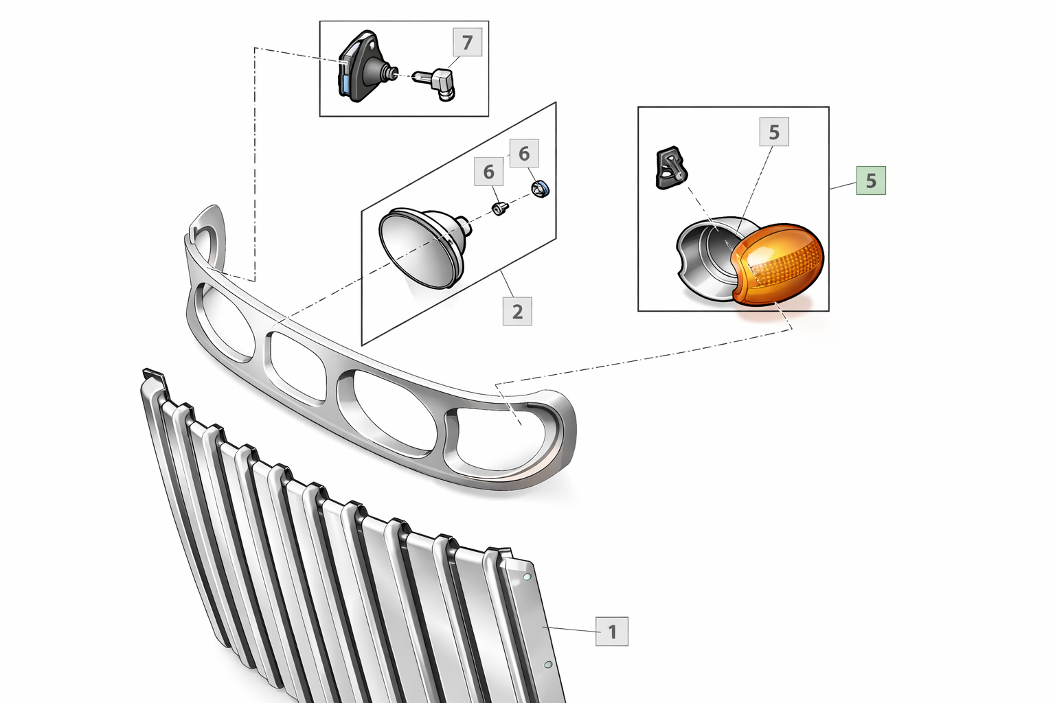 FAROL DIANTEIRO ESQUERDO | JOHN DEERE | RE181916 - Image 2