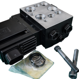 Imagem do produto VÁLVULA ELETRO-HIDRÁULICA DO SISTEMA DE DIREÇÃO HIDRÁULICA | JOHN DEERE | RE333007