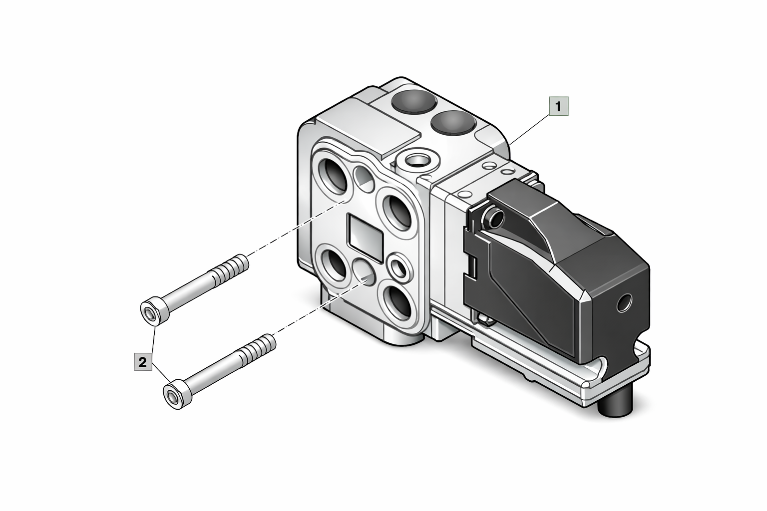 VÁLVULA DE CONTROLE DE DIREÇÃO ELETRO-HIDRÁULICA | JOHN DEERE | RE333008 - Image 2