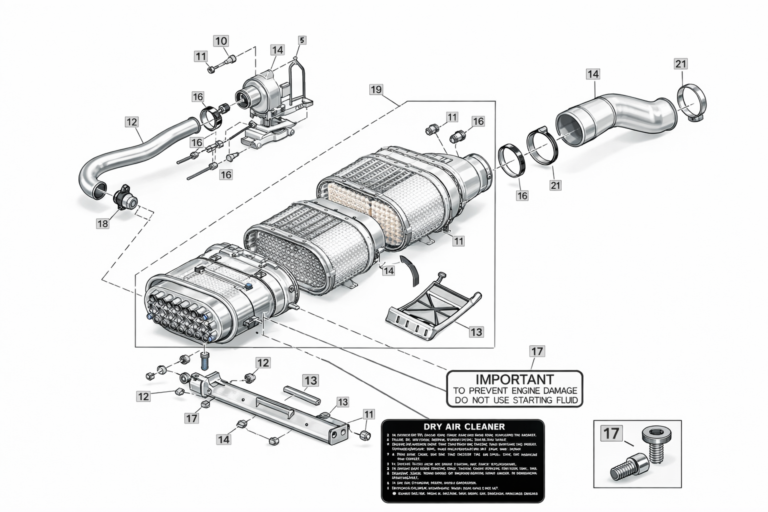 DEFLETOR DO FILTRO DE AR | JOHN DEERE | AL150287 - Image 2