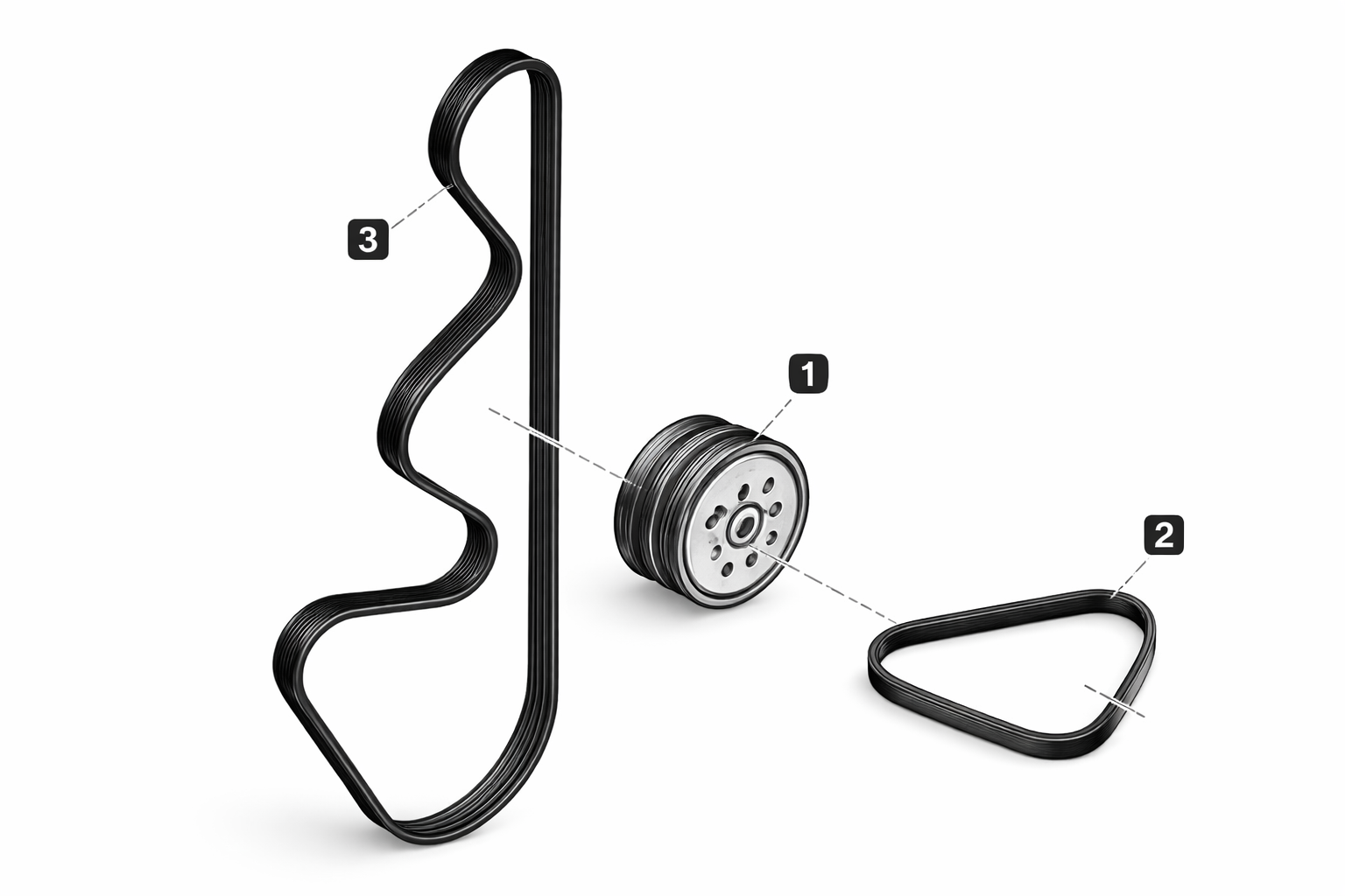 CORREIA EM V DO ACIONAMENTO DO VENTILADOR | JOHN DEERE | L169990 - Image 2