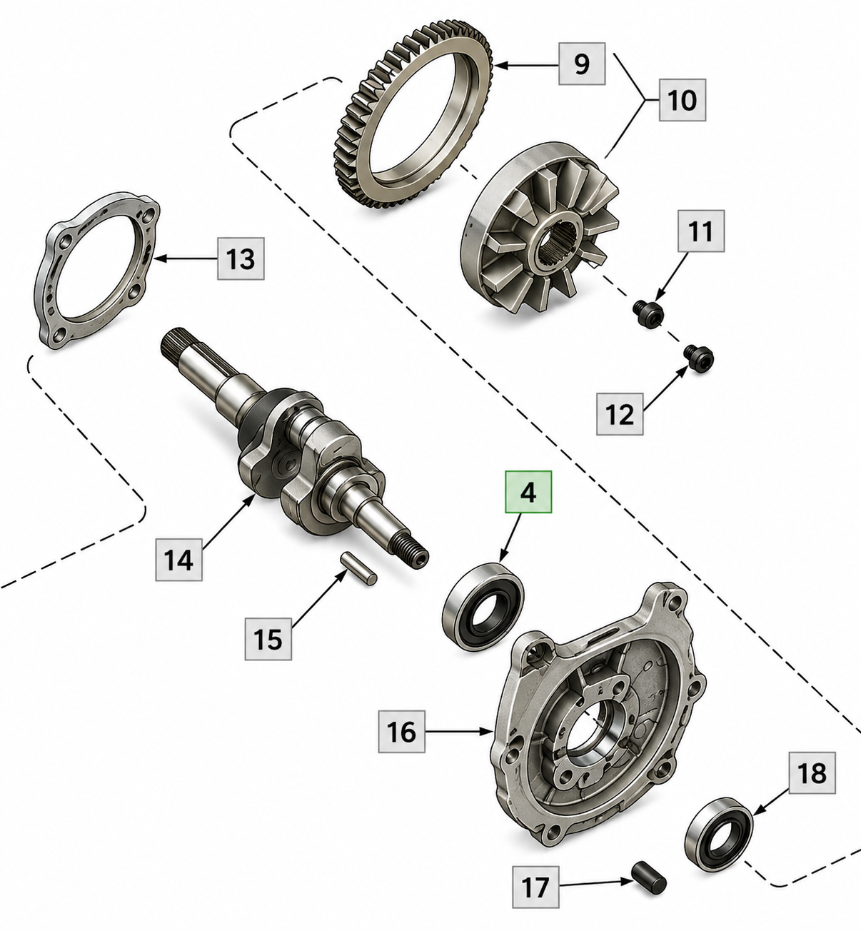 CONE ROLAMENTO | JOHN DEERE | JD7155 - Image 2